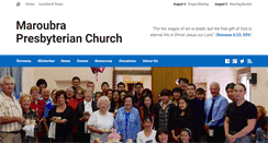 Desktop Screenshot of maroubrapresbyterian.org.au